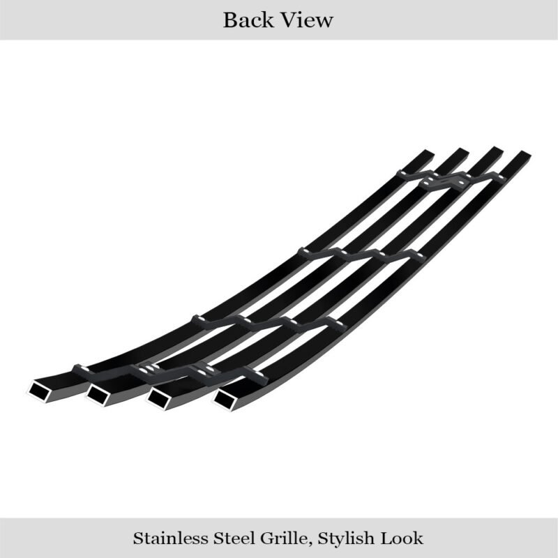 Fits 2006-2013 Chevy Impala /2006-2007 Chevy Monte Carlo /2014-2016 Chevy Impala Limited Model Only Main Upper Black Stainless Steel Billet Grille - Image 2