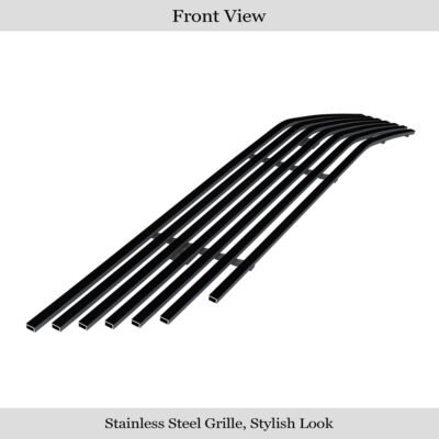 Fits 2014-2020 Chevy Impala (Not For 2014-2016 Chevy Impala Limited) Lower Bumper Black Stainless Steel Billet Grille