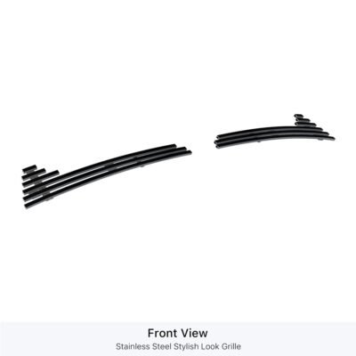 Fits 2014-2016 Chevy Impala Only for LTZ Fog Light Cover Black Stainless Steel Billet Grille