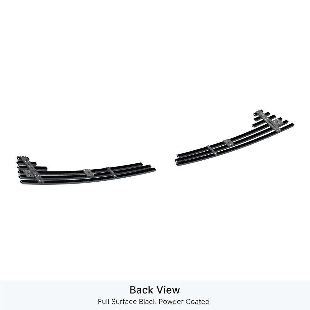 Fits 2014-2016 Chevy Impala Only for LTZ Fog Light Cover Black Stainless Steel Billet Grille - Image 2