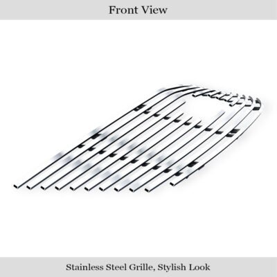 Fits 2013-2017 Chevy Traverse Logo Show Main Upper Stainless Steel Billet Grille