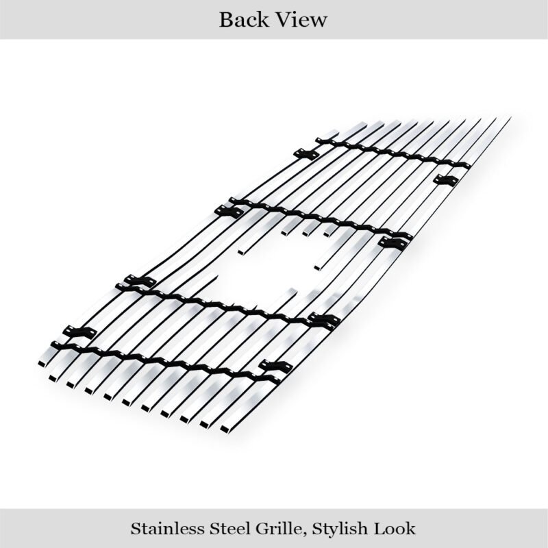 Fits 2013-2017 Chevy Traverse Logo Show Main Upper Stainless Steel Billet Grille - Image 2