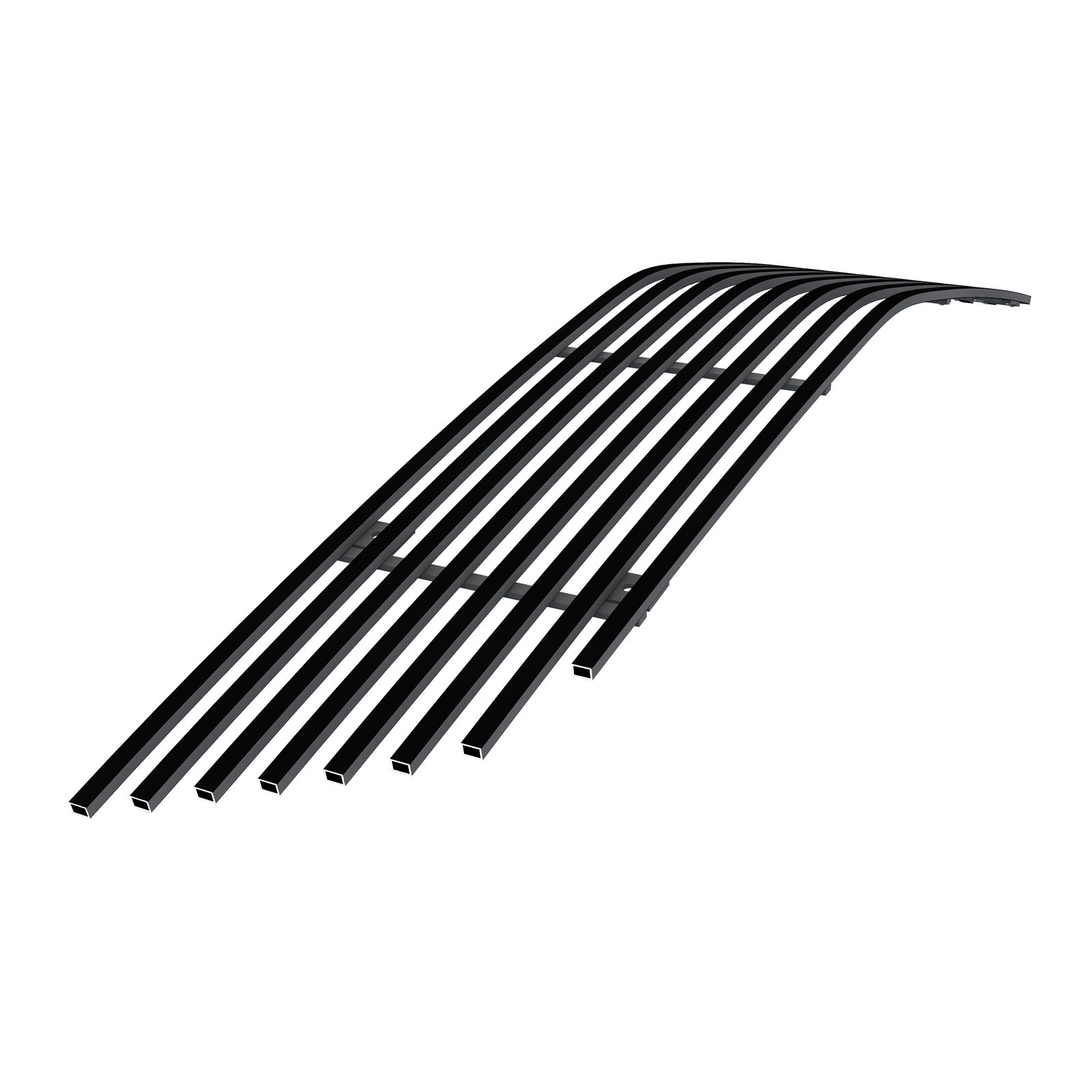 Fits 2013-2017 Chevy Traverse Lower Bumper Black Stainless Steel Billet Grille