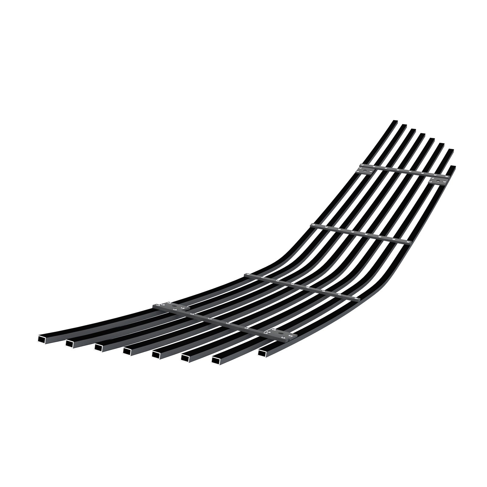Fits 2013-2017 Chevy Traverse Lower Bumper Black Stainless Steel Billet Grille - Image 2