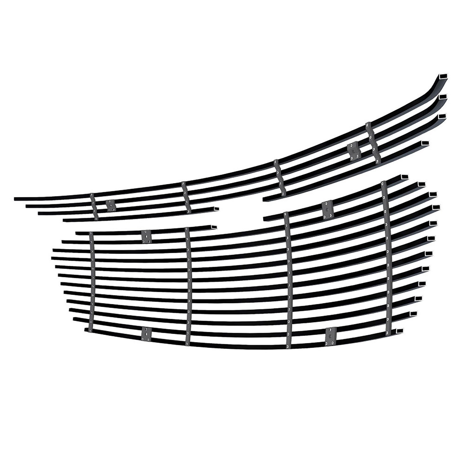 Fits 2016-2016 Chevy Malibu Limited (2016 Malibu fits Limited model only)/2014-2015 Chevy Malibu Main Upper Black Stainless Steel Billet Grille - Image 2