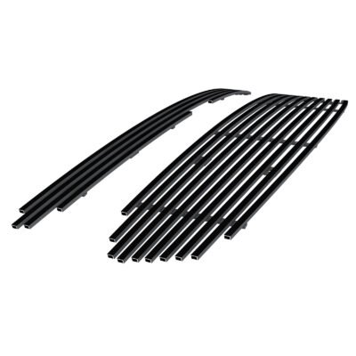 Fits 2015 Chevy Cruze Main Upper Black Stainless Steel Billet Grille