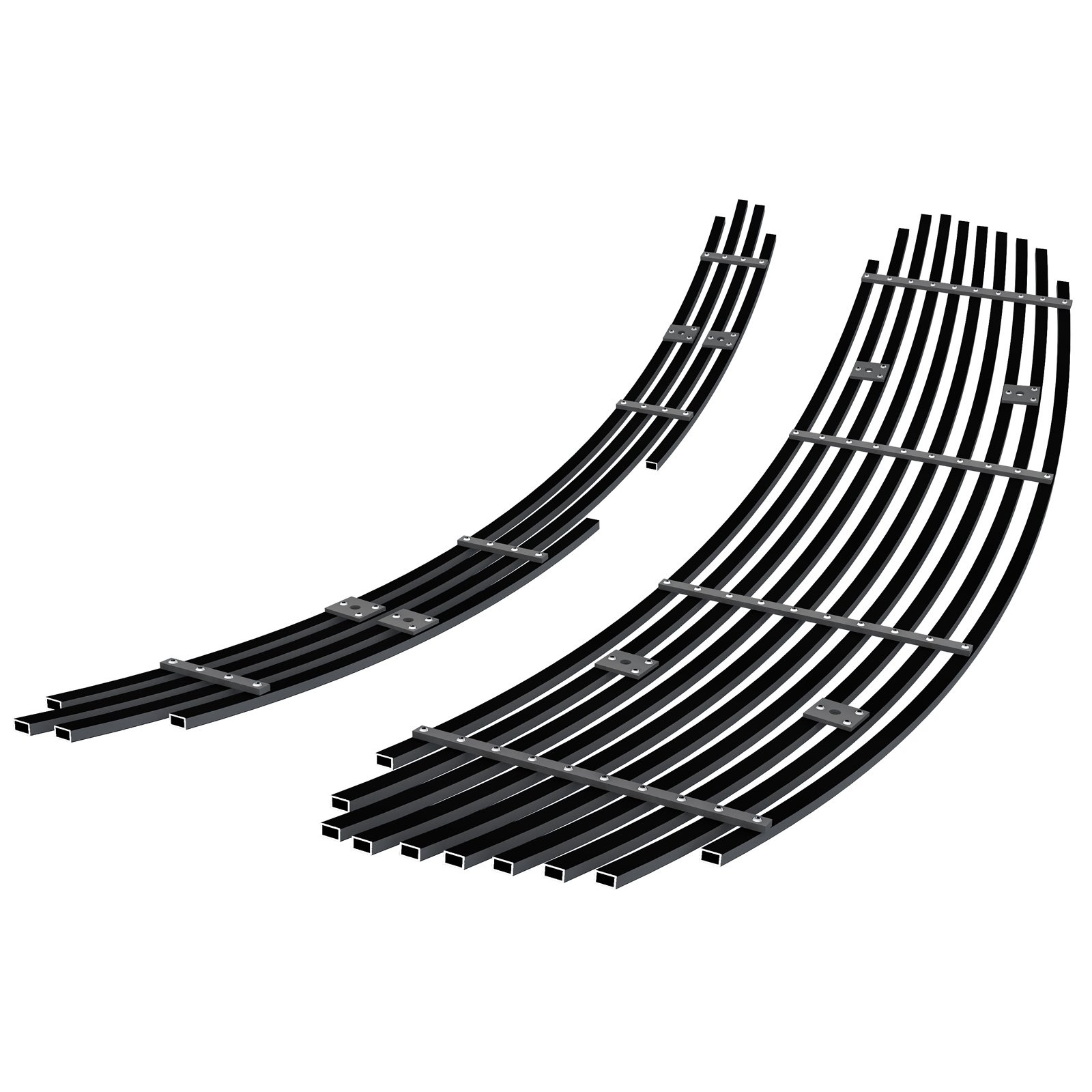 Fits 2015 Chevy Cruze Main Upper Black Stainless Steel Billet Grille - Image 2