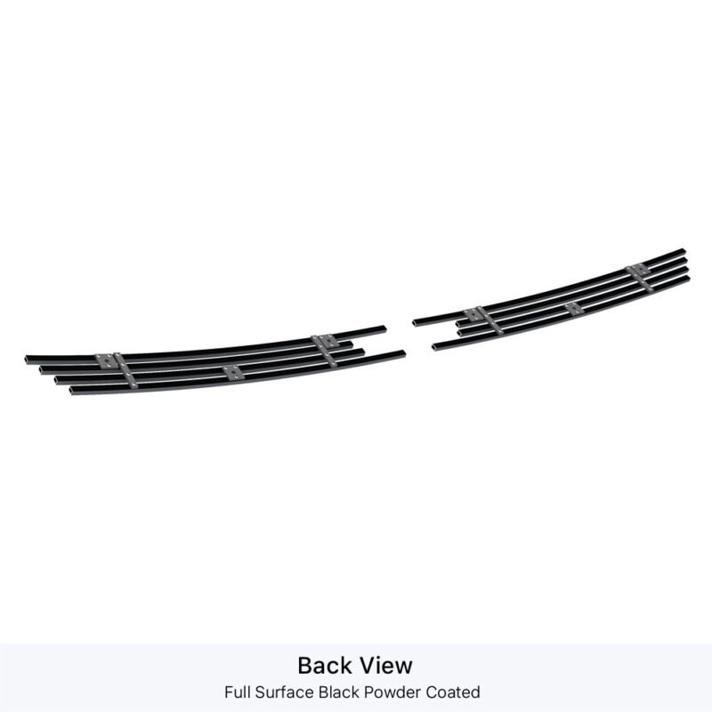 Fits 2016-2018 Chevy Camaro 1SS with logo show/2016-2018 Chevy Camaro LT with logo show/2016-2018 Chevy Camaro 2SS with logo show/2016-2018 Chevy Camaro 2LT with logo show/2016-2024 Chevy Camaro ZL1 with logo show Main Upper Black Stainless Steel Billet Grille - Image 2