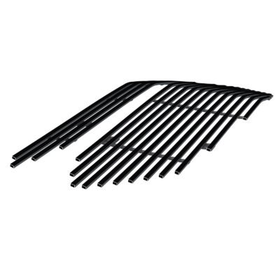 Fits 2016-2017 Chevy Equinox Main Upper Black Stainless Steel Billet Grille