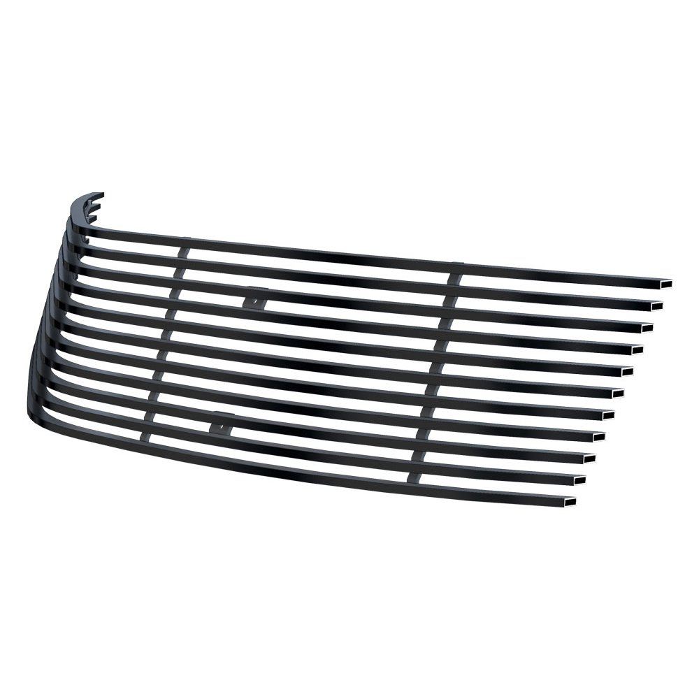 Fits 2010-2013 Chevy Camaro Short Not for ZL1 Model Main Upper Black Stainless Steel Billet Grille