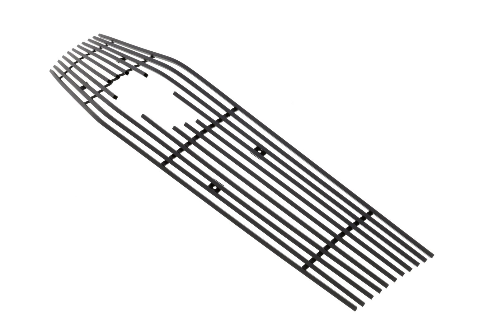 Fits 2010-2013 Chevy Camaro Short With Logo Show Not for ZL1 Model Main Upper Black Stainless Steel Billet Grille