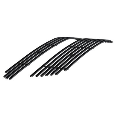 Fits 2010-2015 Chevy Equinox (2012-2015 Model Need Drilling) Main Upper Black Stainless Steel Billet Grille