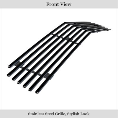 Fits 2010-2013 Chevy Camaro SS V8 Lower Bumper Black Stainless Steel Billet Grille