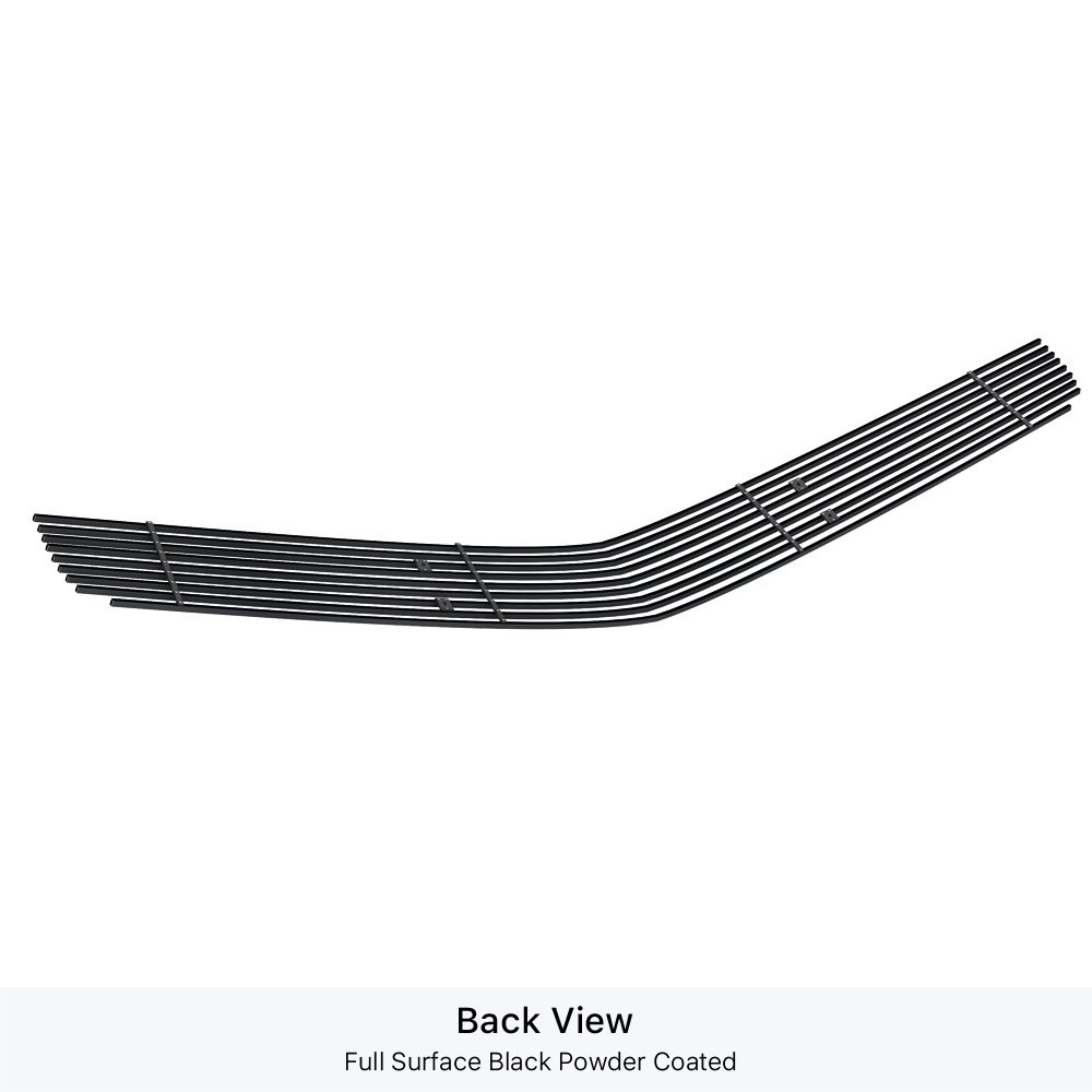 Fits 2010-2013 Chevy Camaro Phantom Style Not for ZL1 Model Main Upper Black Stainless Steel Billet Grille - Image 2