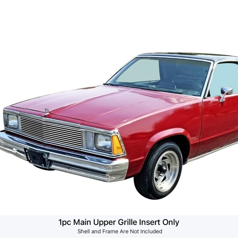 Fits 1982-1987 Chevy EL Camino /1982-1983 Chevy Malibu Main Upper Stainless Steel Billet Grille - Image 3