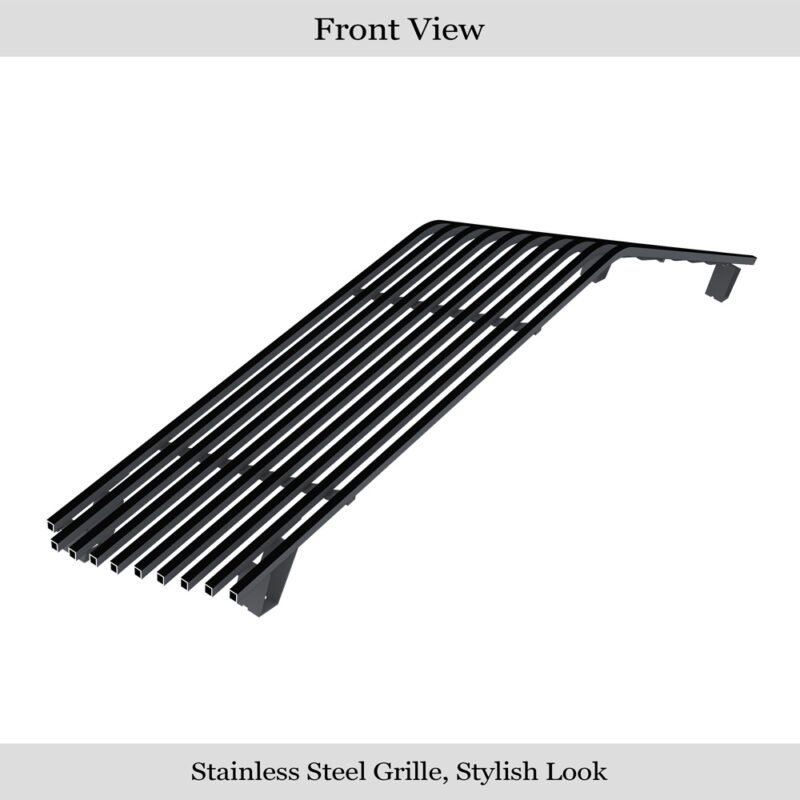 Fits 1974-1977 Chevy Camaro Main Upper Black Stainless Steel Billet Grille - Image 3