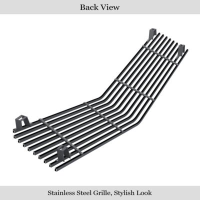 Fits 1974-1977 Chevy Camaro Main Upper Black Stainless Steel Billet Grille