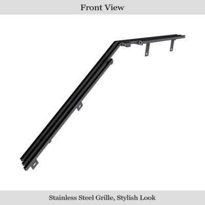 Fits 1974-1977 Chevy Camaro Lower Bumper Black Stainless Steel Billet Grille