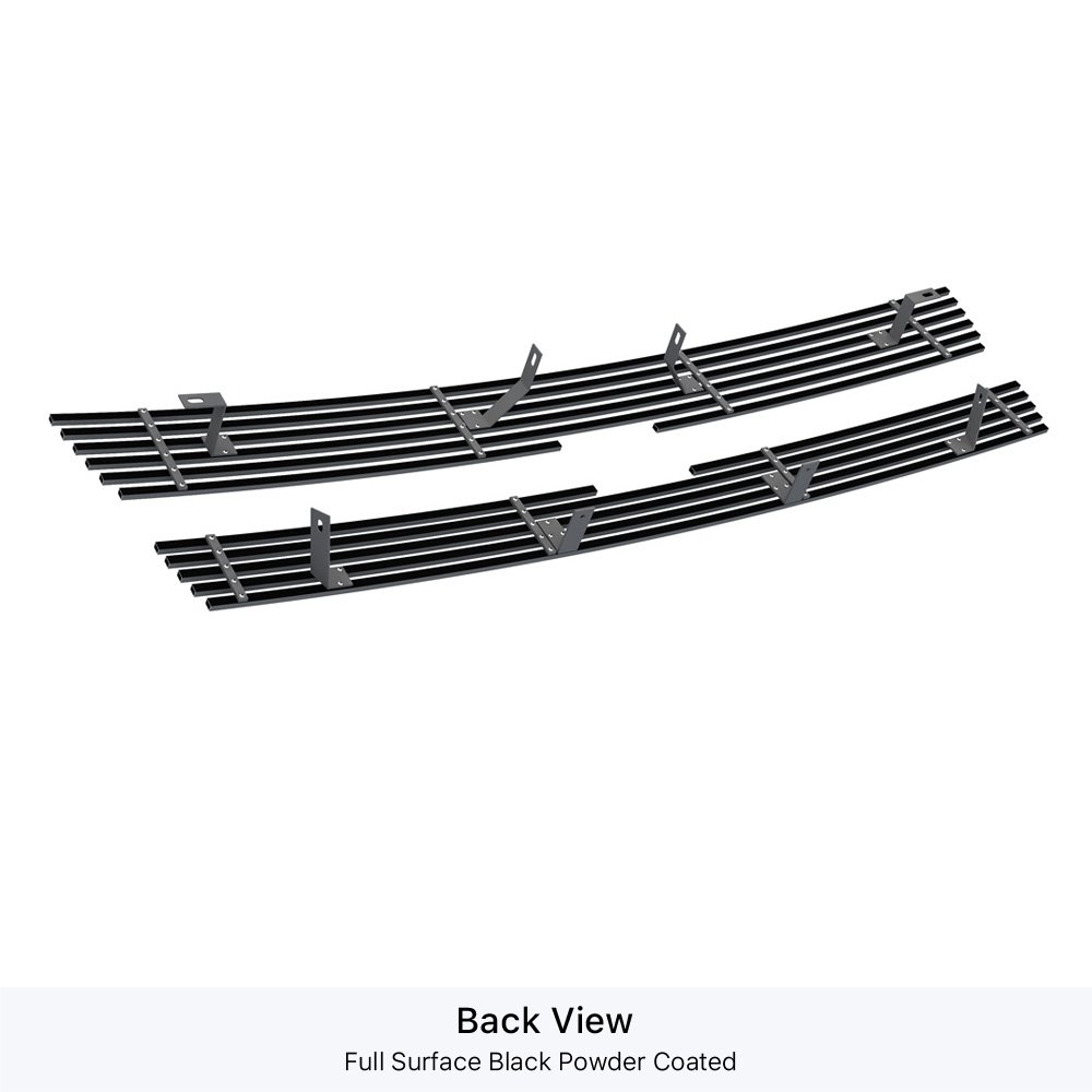 Fits 2002-2005 Chevy Trailblazer LT /2002-2005 Chevy Trailblazer LS /2002-2005 Chevy Trailblazer SS Main Upper Black Stainless Steel Billet Grille - Image 2