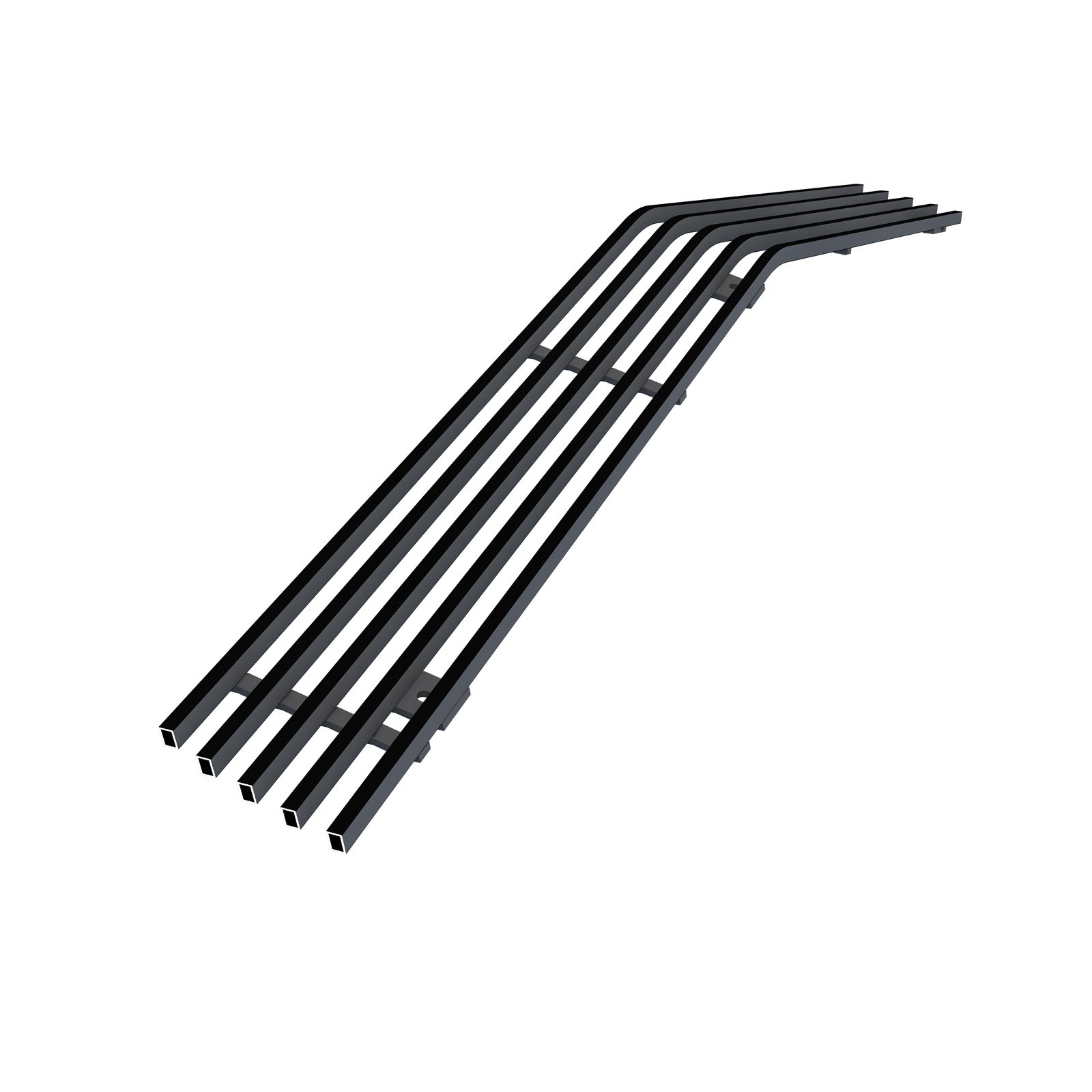 Fits 1978-1981 Chevy Camaro Lower Bumper Black Stainless Steel Billet Grille