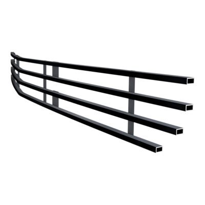 Fits 1993-1997 Chevy Camaro Main Upper Black Stainless Steel Billet Grille