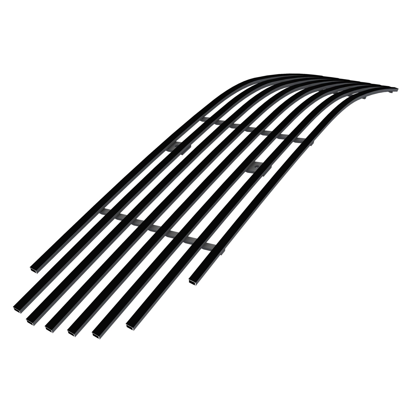 Fits 1998-2003 Chevy Camaro Main Upper Black Stainless Steel Billet Grille