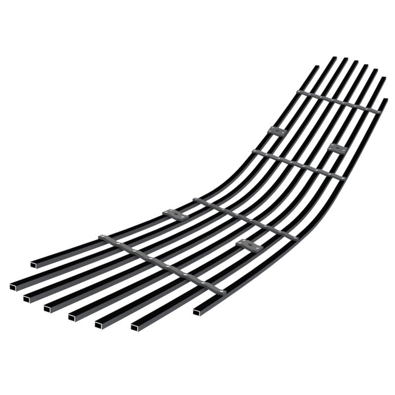 Fits 1998-2003 Chevy Camaro Main Upper Black Stainless Steel Billet Grille - Image 2