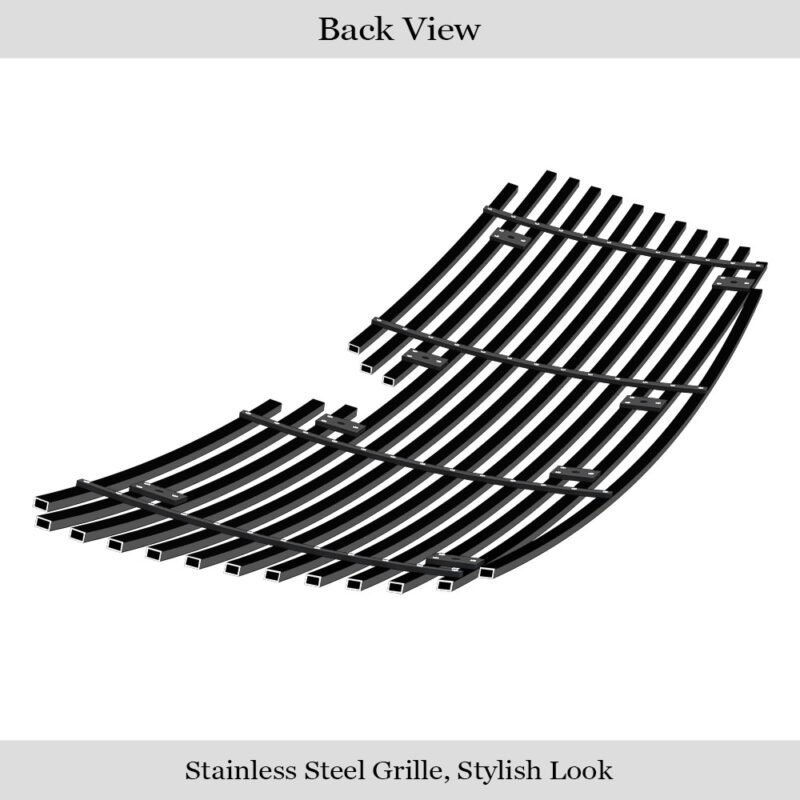 Fits 2003-2006 Lincoln Navigator Main Upper Black Stainless Steel Billet Grille - Image 2