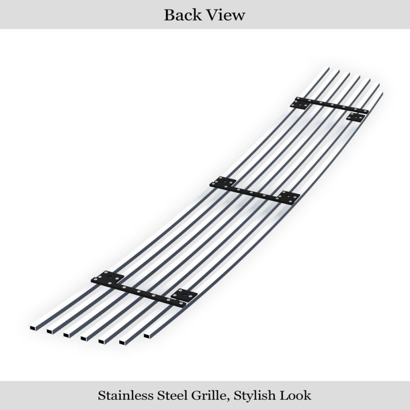 Fits 2003-2004 Lincoln Navigator Lower Bumper Stainless Steel Billet Grille - Image 2