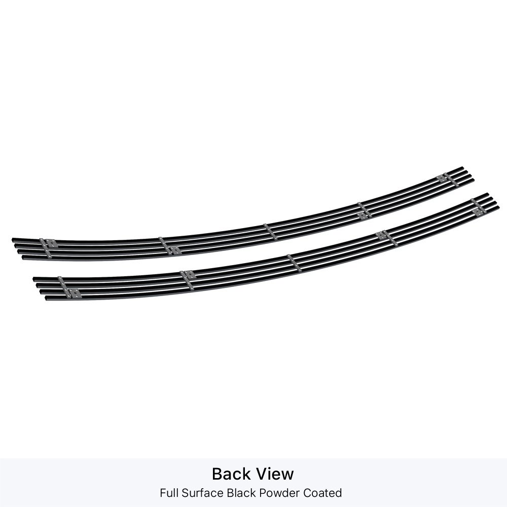 Fits 2005-2006 Lincoln Navigator Lower Bumper Black Stainless Steel Billet Grille - Image 2