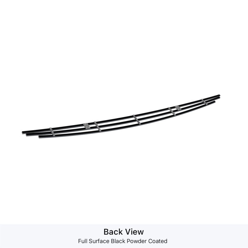 Fits 2007-2009 Toyota Tundra TOP PANEL Hood Scoop Black Stainless Steel Billet Grille - Image 2