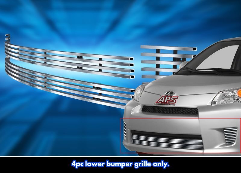 Fits 2007-2013 Scion XD Lower Bumper Stainless Steel Billet Grille - Image 2