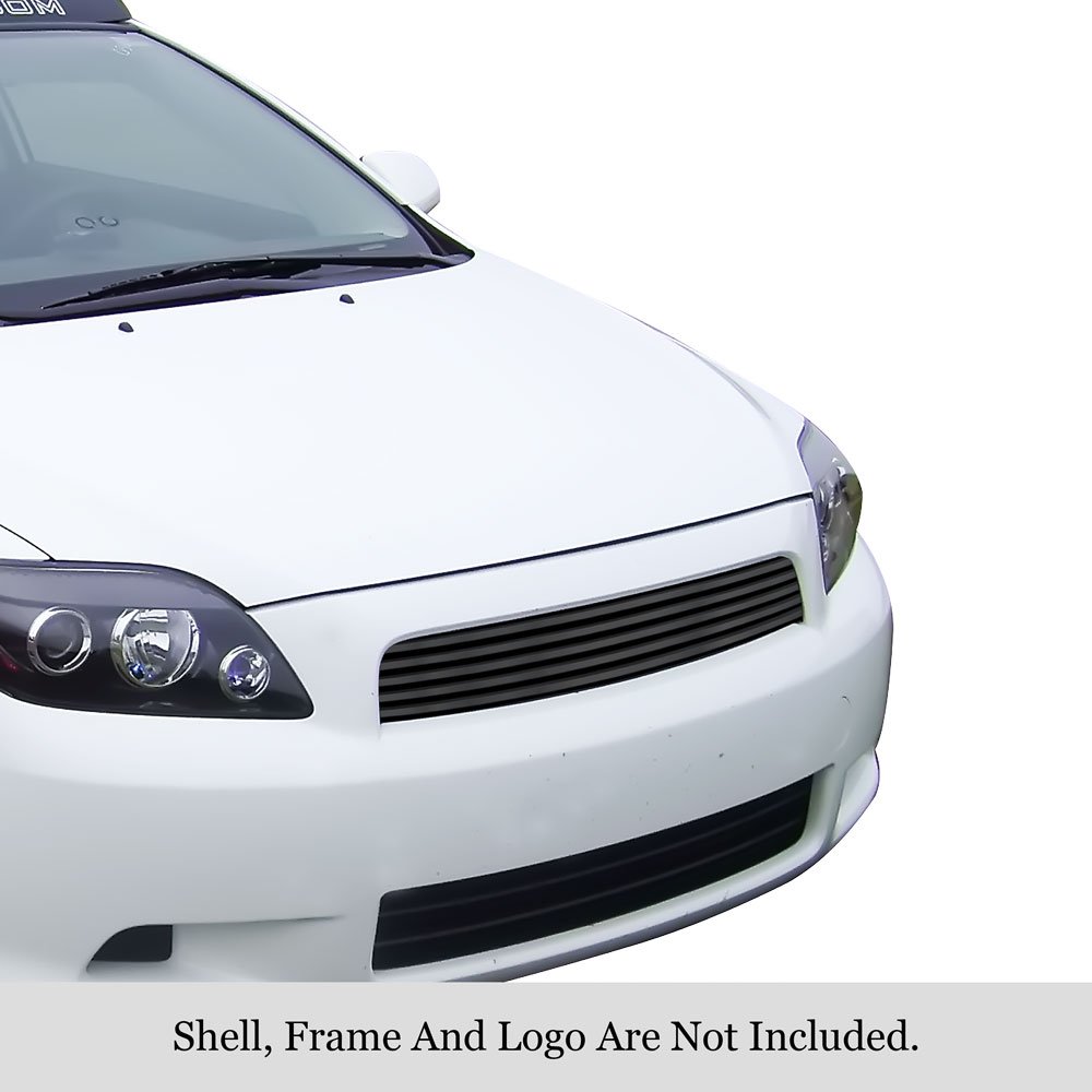 Fits 2005-2010 Scion TC Main Upper Black Stainless Steel Billet Grille - Image 3