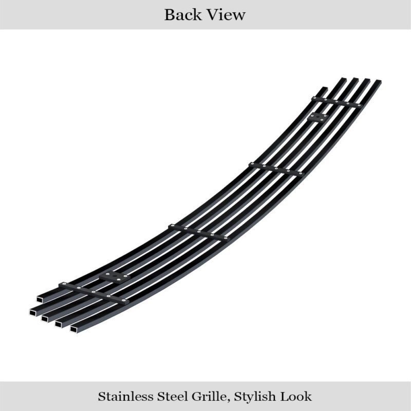 Fits 2005-2010 Scion TC Main Upper Black Stainless Steel Billet Grille - Image 2