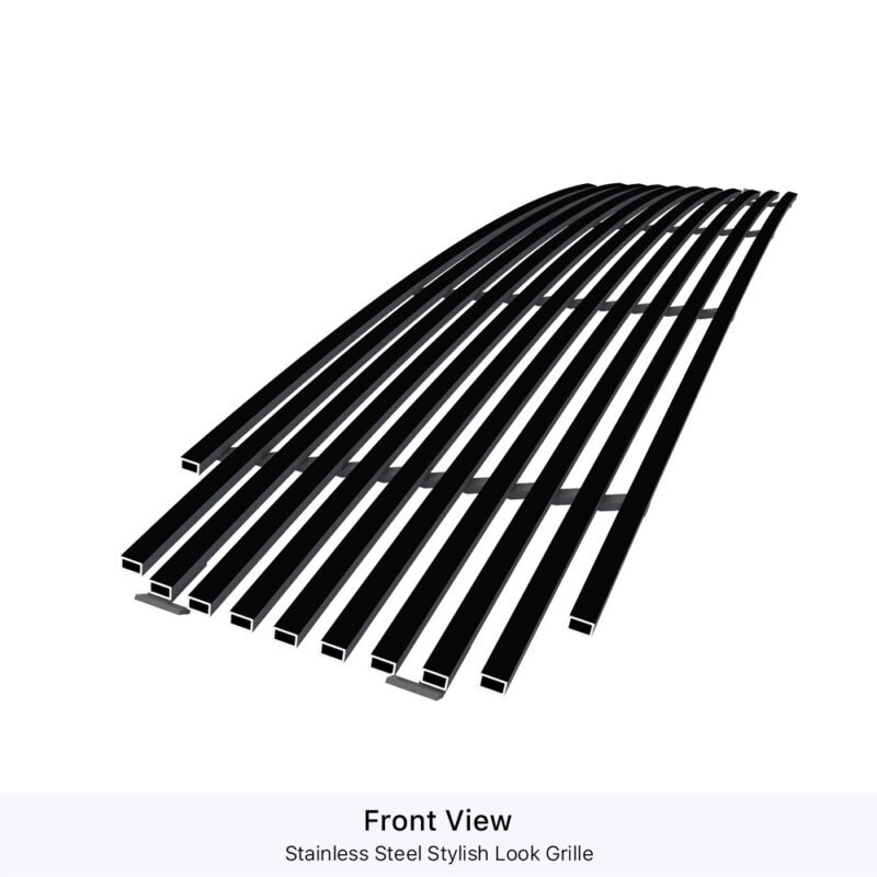 Fits 1999-2002 Toyota Tundra Not For Ivan Stewart Edition Main Upper Black Stainless Steel Billet Grille