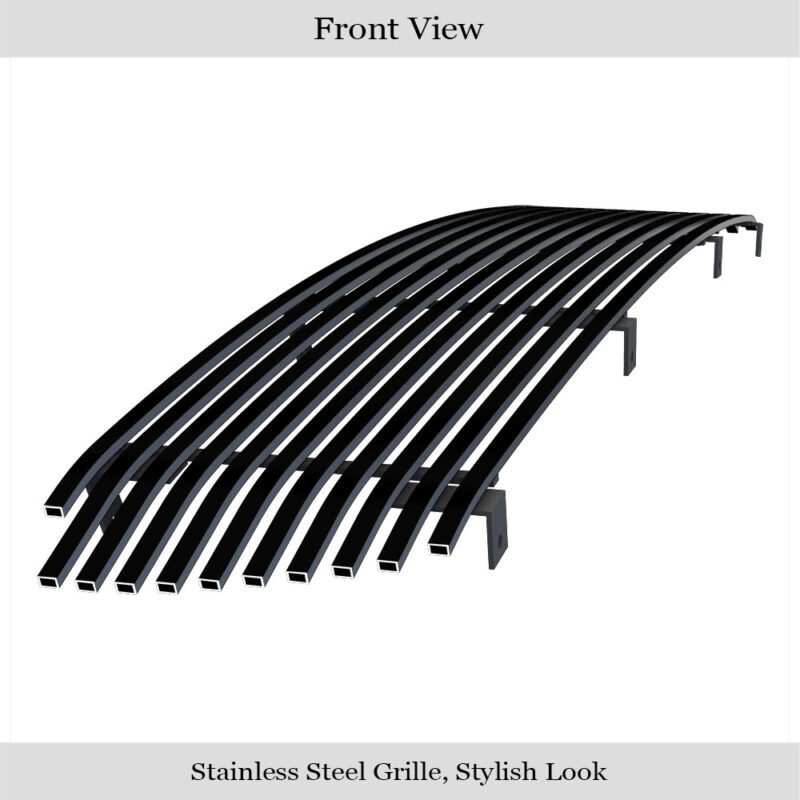 Fits 1999-2002 Toyota Tundra Not For Iven Stewart Edition Main Upper Black Stainless Steel Billet Grille