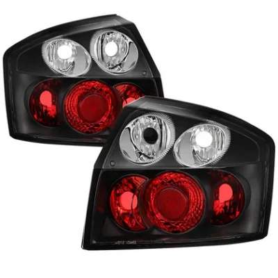 Fits Audi A4 02-05 (Does not fit covertible or wagon models) Euro Style Tail Lights - Black