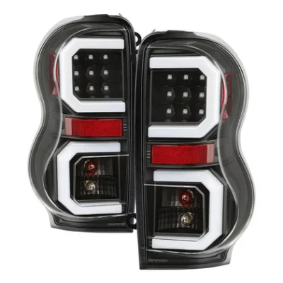 Fits ( Spyder ) Dodge Durango 04-09 LED Tail Lights - Black