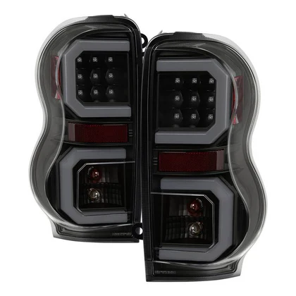 Fits ( Spyder ) Dodge Durango 04-09 LED Tail Lights - Black Smoke