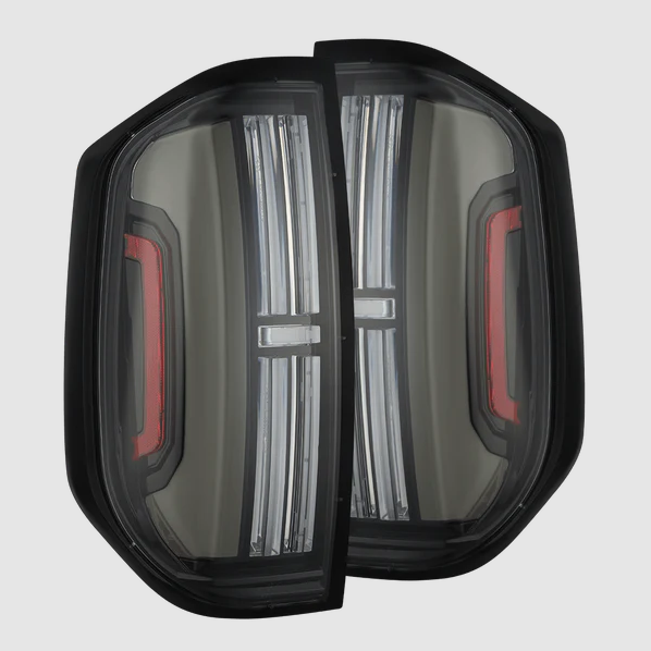Fits 14-21 Toyota Tundra NOVA-Series Prismatic LED Tail Lights Black
