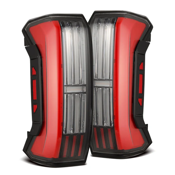 Fits 22-25 Toyota Tundra NOVA-Series Prismatic LED Tail Lights Black Red