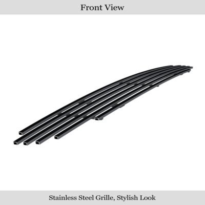 Fits 1997-2004 Dodge Dakota /1998-2003 Dodge Durango Lower Bumper Black Stainless Steel Billet Grille