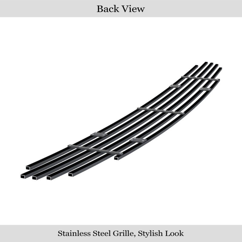 Fits 1997-2004 Dodge Dakota /1998-2003 Dodge Durango Lower Bumper Black Stainless Steel Billet Grille - Image 2