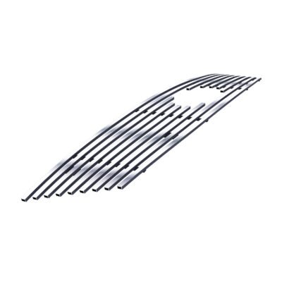 Fits 2005-2007 Ford Five Hundred With Logo Show Main Upper Stainless Steel Billet Grille