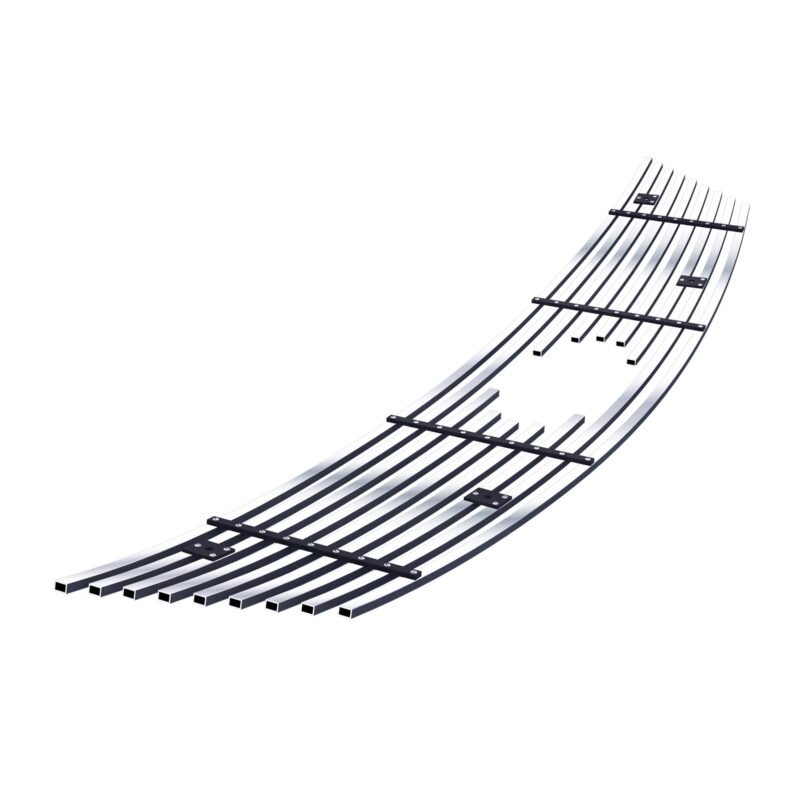 Fits 2005-2007 Ford Five Hundred With Logo Show Main Upper Stainless Steel Billet Grille - Image 2
