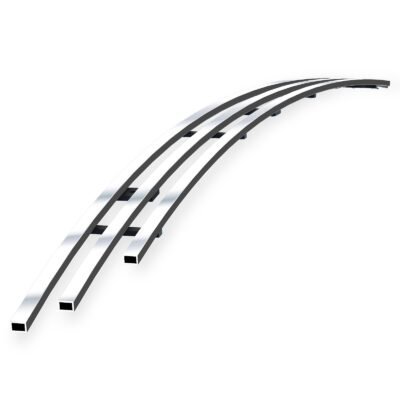 Fits 2008-2011 Ford Focus Not For RS and XR Model Main Upper Stainless Steel Billet Grille