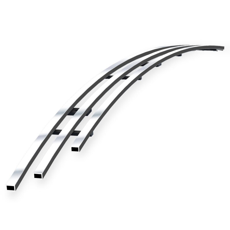 Fits 2008-2011 Ford Focus Not For RS and XR Model Main Upper Stainless Steel Billet Grille