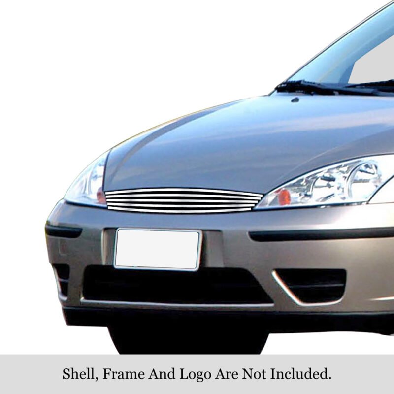 Fits 2000-2004 Ford Focus Main Upper Stainless Steel Billet Grille - Image 3