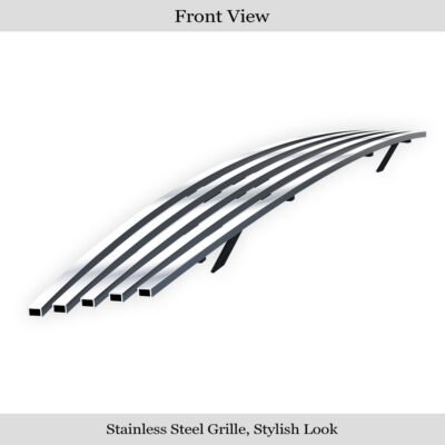 Fits 2000-2004 Ford Focus Main Upper Stainless Steel Billet Grille