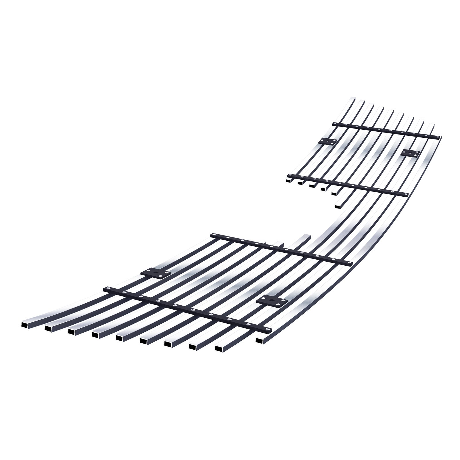Fits 2017-2020 Honda Ridgeline Main Upper Stainless Steel Billet Grille - Image 2